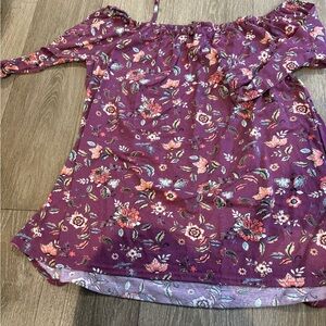 Floral Purple shirt